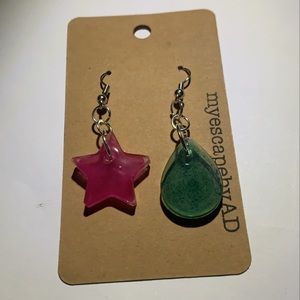 Hisoka Pink&Blue Earrings